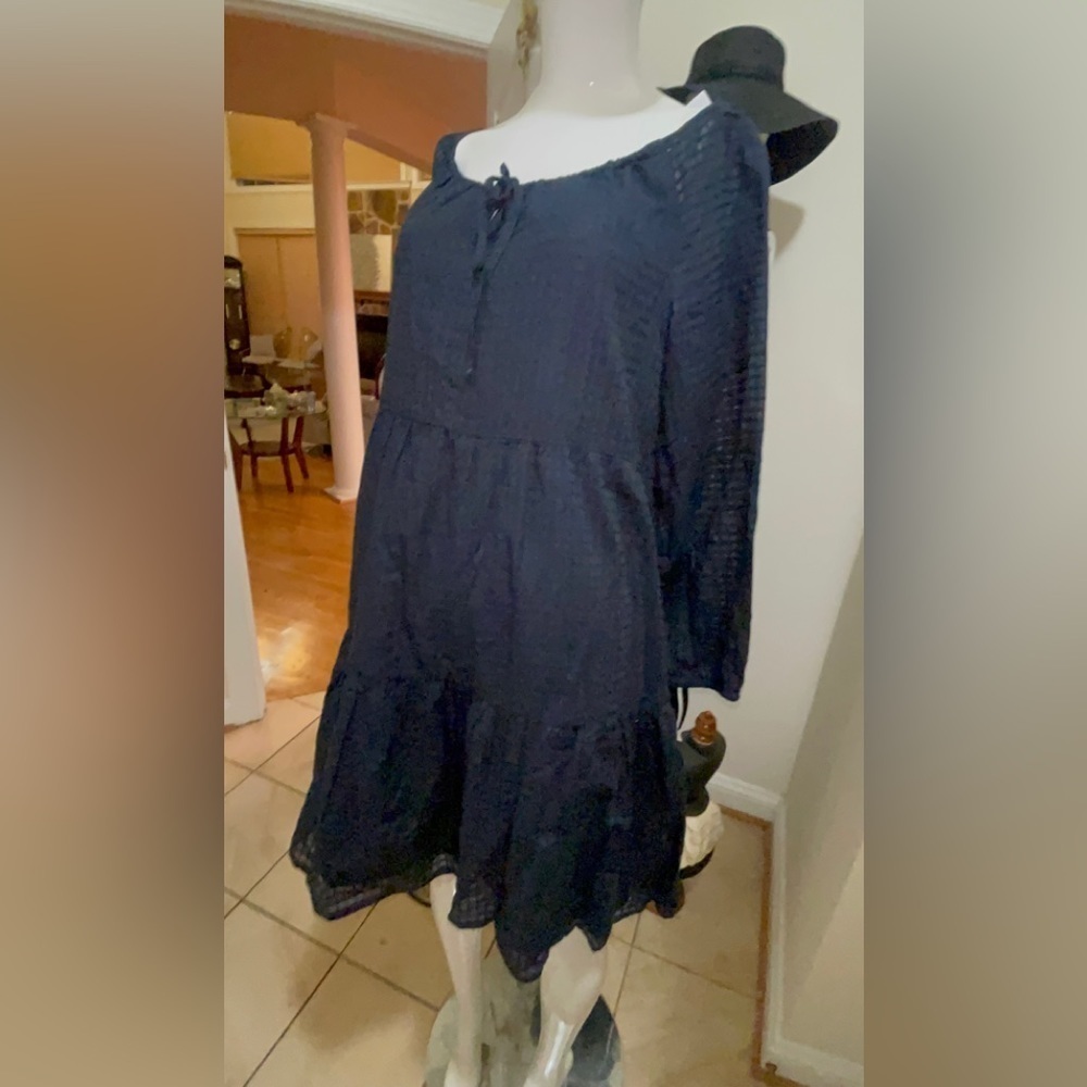Gap new cotton dress with tag navy blue perfect for Hot days gorgeous & comfy
